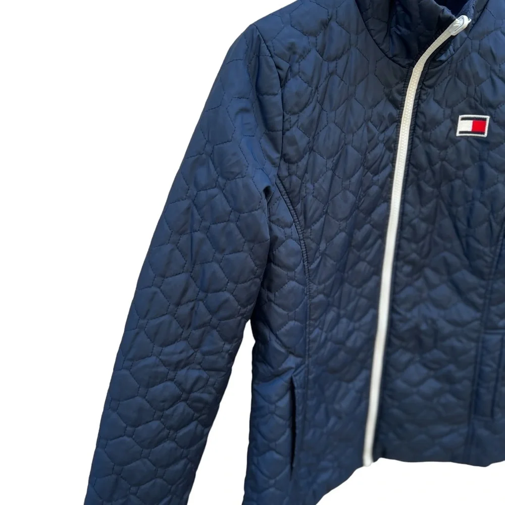 Tommy Hilfiger Classic Navy 3-In-1 All Weather Quilted Jacket Size Small - Picture 5 of 13